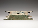 Architectural Unit, Bronze with green patina, China