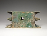 Architectural Unit, Bronze with green patina, China