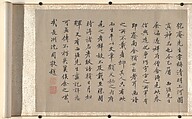 Going Upriver on the Qingming Festival, Unidentified artist Chinese, 18th century?, Handscroll; ink and color on silk, China