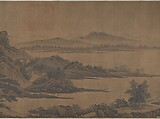 The Hills of Kuaiji, Unidentified artist, Handscroll; ink and color on silk, China