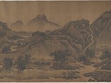 The Hills of Kuaiji, Unidentified artist, Handscroll; ink and color on silk, China