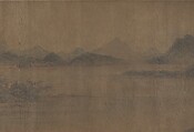 Traveling amid Mountains, Unidentified artist, Handscroll; ink and color on silk, China