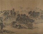 First half of Ten Thousand Li of the Yangzi River, Unidentified artist  , fake signature of Xia Gui (active ca. 1195–1230), Handscroll; ink and color on silk, China