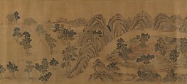 Wangchuan Villa, Unidentified artist  , 16th century, Handscroll; ink and color on silk, China