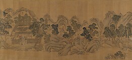 Wangchuan Villa, Unidentified artist  , 16th century, Handscroll; ink and color on silk, China