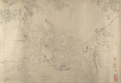 (Copy after) The Sixteen Luohans, In the Style of Shitao (Zhu Ruoji) (Chinese, 1642–1707), Handscroll; ink on paper, China