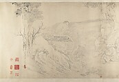 (Copy after) The Sixteen Luohans, In the Style of Shitao (Zhu Ruoji) (Chinese, 1642–1707), Handscroll; ink on paper, China