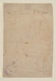 Drawing for an Illustration from a Sat Sai of Bihari Lal Series: The Message of the Eyes (recto); Lady in Search of Her Lover on a Dark Night (verso), First generation after Nainsukh (active ca. 1735–78), Ochre on paper, India (Pahari Hills, Kangra)