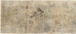 Tigers Hunting Boars and Deer, Ink on paper, Western India, Rajasthan, Kota
