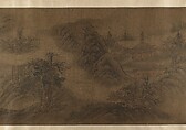 Landscape, Unidentified artist, Handscroll; ink and color on paper, China