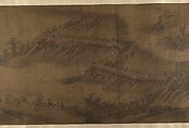 Landscape, Unidentified artist, Handscroll; ink and color on paper, China