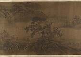 Landscape, Unidentified artist, Handscroll; ink and color on paper, China