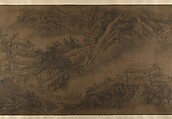 Landscape, Unidentified artist, Handscroll; ink and color on paper, China