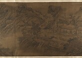 Landscape, Unidentified artist, Handscroll; ink and color on paper, China