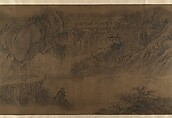Landscape, Unidentified artist, Handscroll; ink and color on paper, China