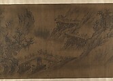 Landscape, Unidentified artist, Handscroll; ink and color on paper, China