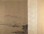 Second half of Ten Thousand Li of the Yangzi River, Unidentified artist  , fake signature of Xia Gui (active ca. 1195–1230), Handscroll; ink and color on silk, China