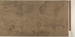 Holy Men Travelling to the Buddhist Heaven, Unidentified artist, Handscroll; ink on silk, China