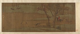 The Ten Horses, Unidentified artist, Handscroll; ink and color on silk, China