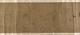Immortals and Sages, Unidentified artist, Handscroll; ink on silk, China