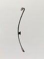 Belt Hook, Cast silver, China