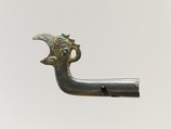 Bird-head finial, Bronze, China