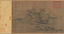 Old Trees, Level Distance, Guo Xi (Chinese, ca. 1000–ca. 1090), Handscroll; ink and color on silk, China