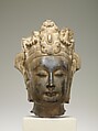 Head of an attendant bodhisattva | China | Northern Qi dynasty (550–577 ...
