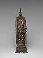 Bodhisattva  Avalokiteshvara (Guanyin), Leaded brass with pigment, lost-wax cast, Tibet