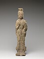 Attendant bodhisattva, Limestone, China