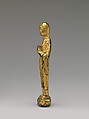 Buddhist monk, Gilt leaded bronze, piece-mold cast, China