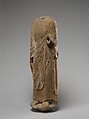Buddhist attendant (possibly Kasyapa), Sandstone with traces of pigment, China