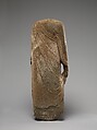 Buddhist attendant (possibly Kasyapa), Sandstone with traces of pigment, China