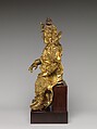 Guardian, probably a Lokapala (Tian wang), Gilt brass; lost-wax cast, China