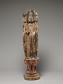 Bodhisattvas of the Four Directions(?), Wood, plaster, China