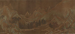 Landscape, Unidentified artist, Handscroll; ink and color on silk, China