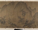 Rosy Sunset, Attributed to Wen Tong (Chinese, 1019–1079), Handscroll; ink and color on silk, China