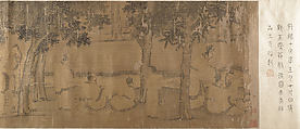 The Orchid Pavilion, Unidentified artist, Handscroll; ink on silk, China