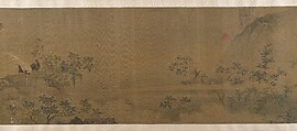 The Hundred Birds, Attributed to Dai Wan (Chinese, active 1111–25), Handscroll; ink and color on silk, China