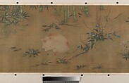 Spring Play in a Tang Garden, Unidentified artist, Handscroll; ink and color on silk, China