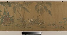 The Hundred Birds, Unidentified artist, Handscroll; ink and color on silk, China