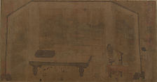 Library Scene, Unidentified artist, Handscroll; ink and color on silk, China