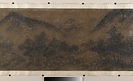 Mountain Landscape, Unidentified artist, Handscroll; ink on silk, China