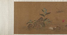 Flowers and Insects, Unidentified artist, Handscroll; ink and color on silk, China