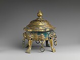 Incense burner, Gilt bronze, China
