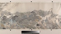 Landscape of the four seasons in the styles of old masters, Wei Zhike (Chinese, active ca. 1600–after 1636), Handscroll; ink and color on paper, China