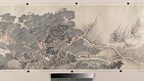 Landscape of the four seasons in the styles of old masters, Wei Zhike (Chinese, active ca. 1600–after 1636), Handscroll; ink and color on paper, China