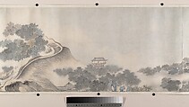 Landscape of the four seasons in the styles of old masters, Wei Zhike (Chinese, active ca. 1600–after 1636), Handscroll; ink and color on paper, China
