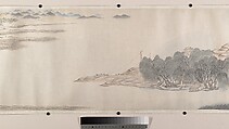Landscape of the four seasons in the styles of old masters, Wei Zhike (Chinese, active ca. 1600–after 1636), Handscroll; ink and color on paper, China