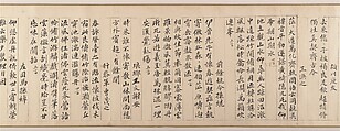 Gathering at the Orchid Pavilion, Qian Gu (Chinese, 1508–ca. 1578), Handscroll; ink and color on paper, China